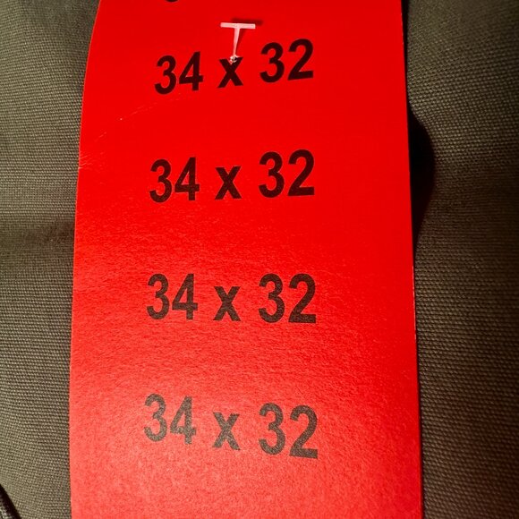 Eddie Bauer Men's Canvas Utility Work Pant Size 34X32 Green Stretch Durable NEW - Picture 10 of 13